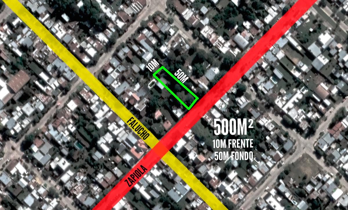 Terreno en venta - 500mts2 - Bolivar - 1