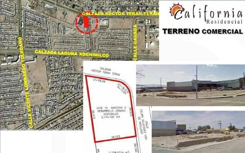 Terreno de 2,144.70 m2 con excelente ubicación, en California Residencial - 1