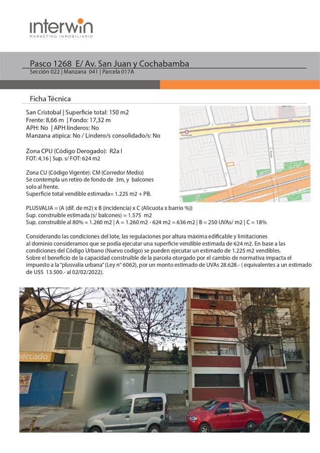 Venta Terreno - San Cristobal - Pasco E-Av. San Juan y Cochabamba - 1