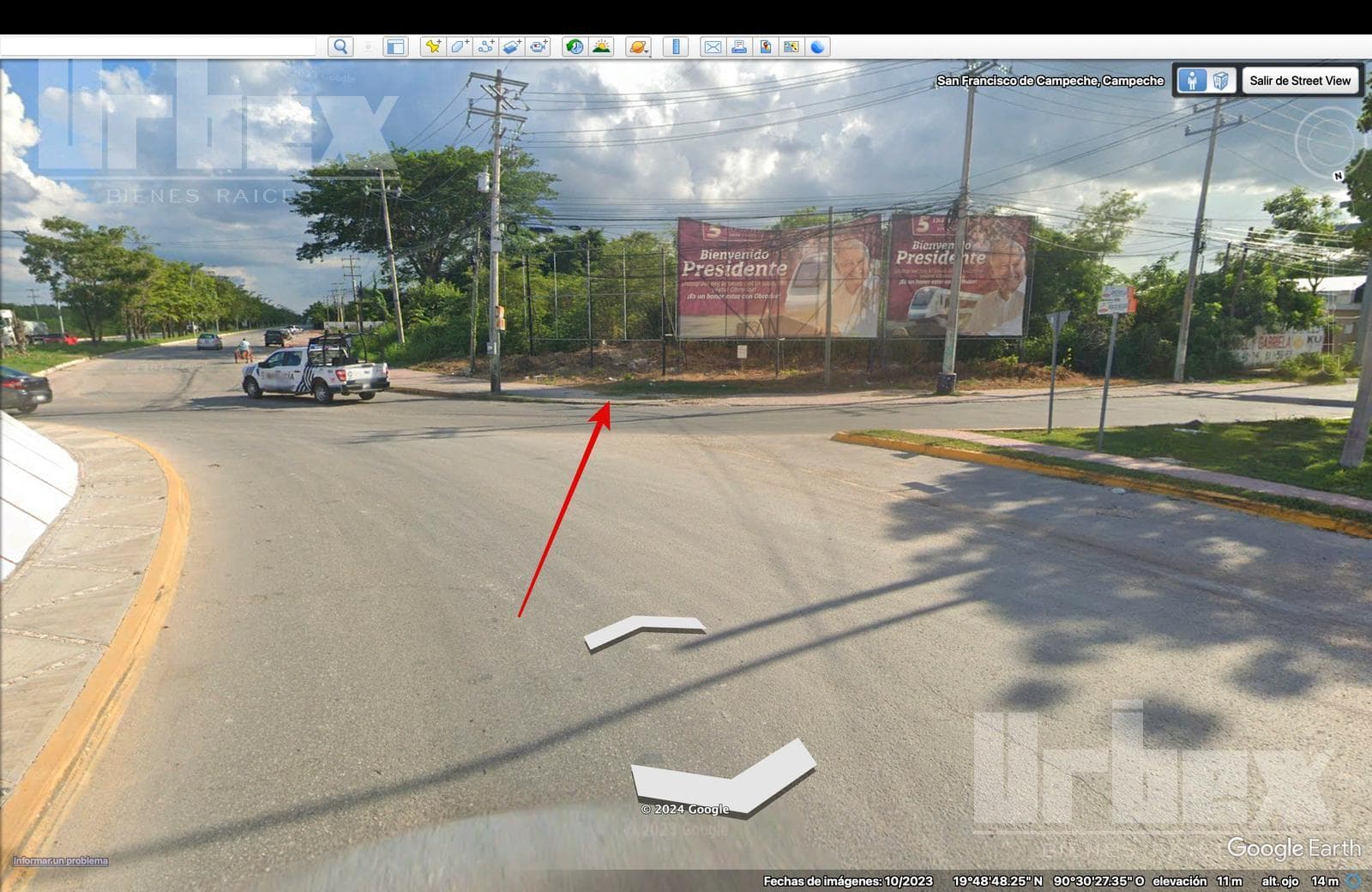 VENDO TERRENO COMERCIAL-INDUSTRIAL ENFRENTE DEL AEROPUERTO DE CAMPECHE - 1