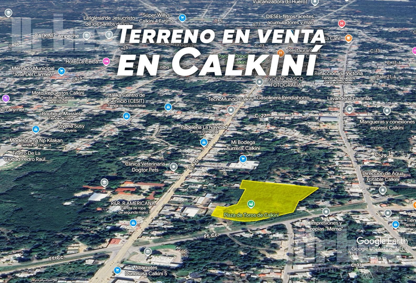 TERRENO EN VENTA EN CALKINÍ, ANTES RUEDO - 1