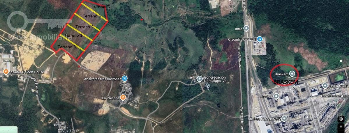 Venta de Terreno Industrial ubicado en Av. Buenavista, en Nanchital, Veracruz. - 1