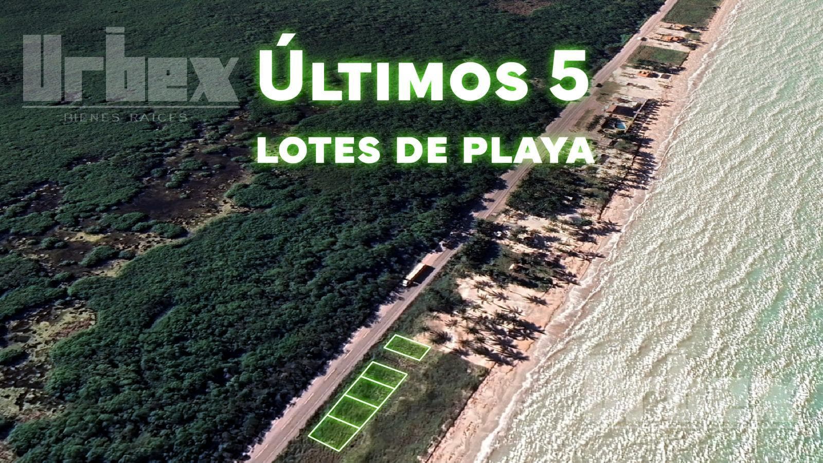 5 LOTES DE PLAYA EN VENTA SOBRE CARRETERA - 1