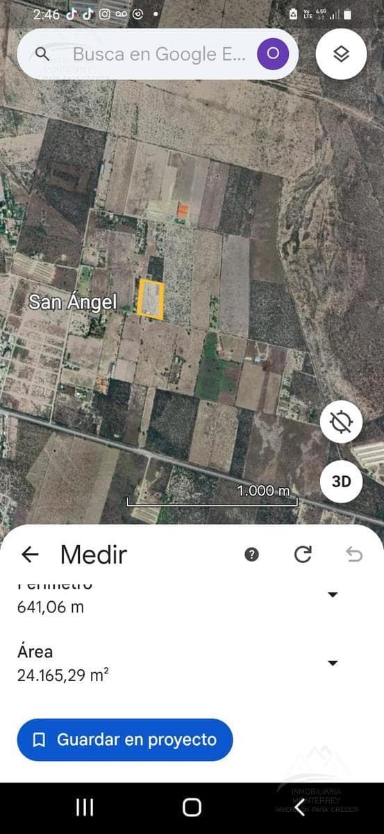 Terreno en venta de 25000 metros Marin Pesquería Nuevo León. - 1