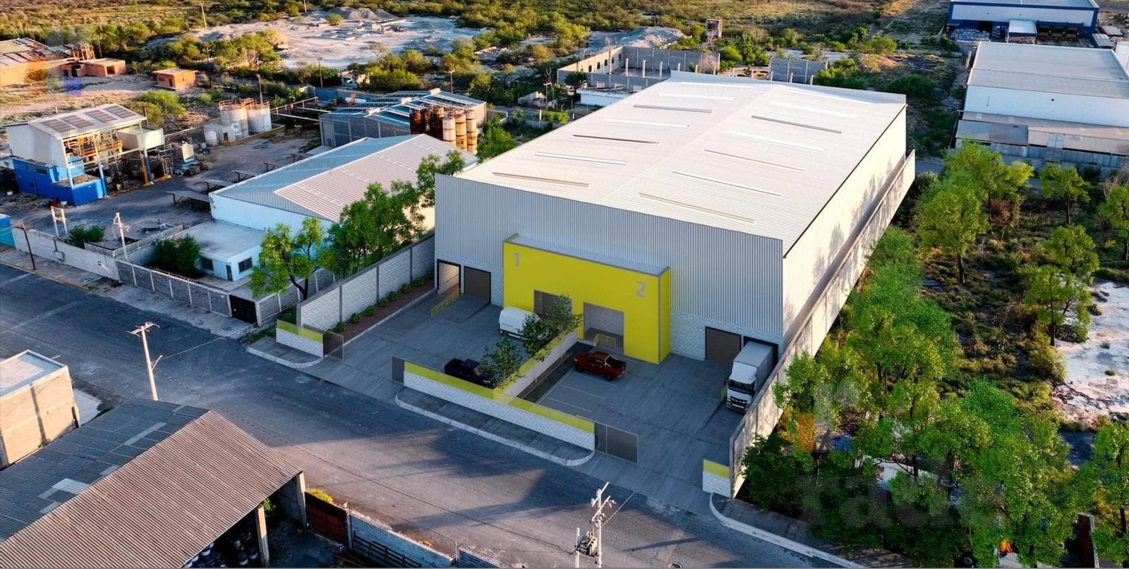Bodega en Construcción en Parque Industrial Cienega de Flores - 1