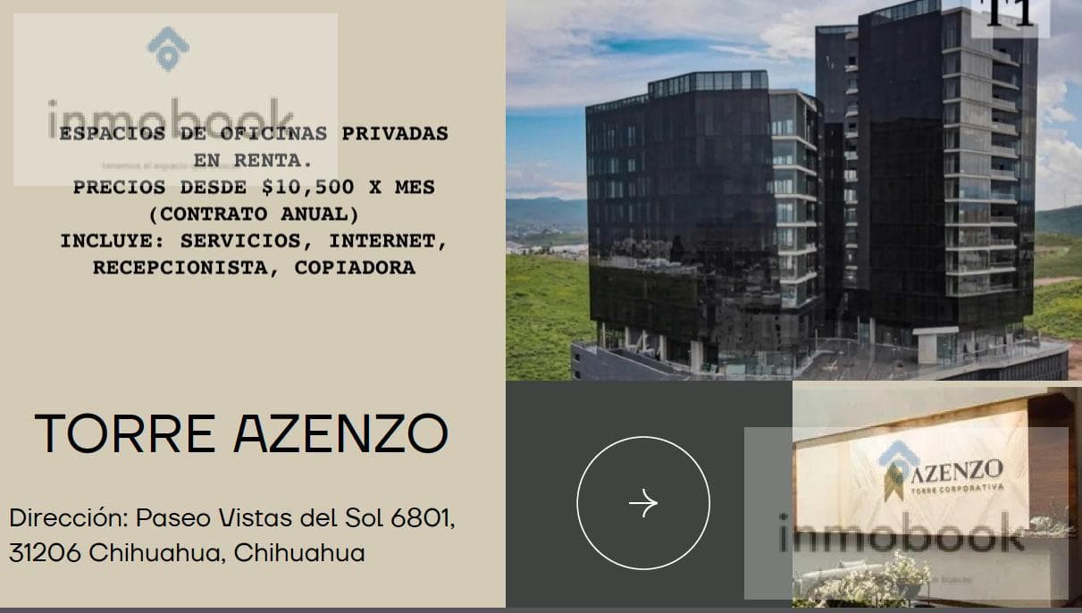 ESPACIOS DE OFICINAS AMUEBLADAS EN RENTA, DESDE $10,500 X MES - 1
