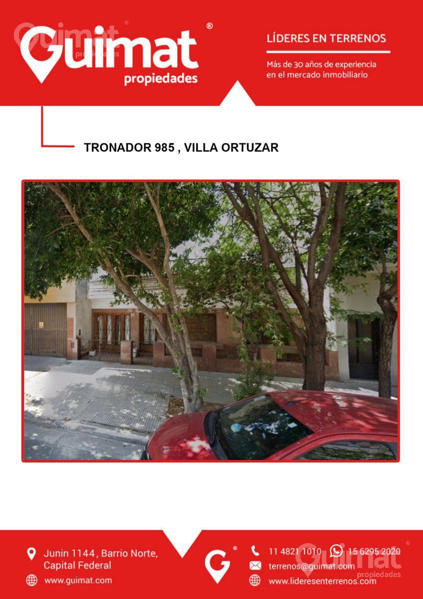 Lote en Villa Ortuzar - LIDERES EN TERRENOS - Guimat propiedades - 1