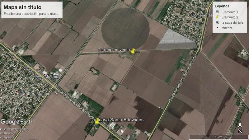 VENDO 4-33-20.86 HAS.DE TERRENO AGRICOLA DE 1a CALIDAD EN LOS MOCHIS - 1