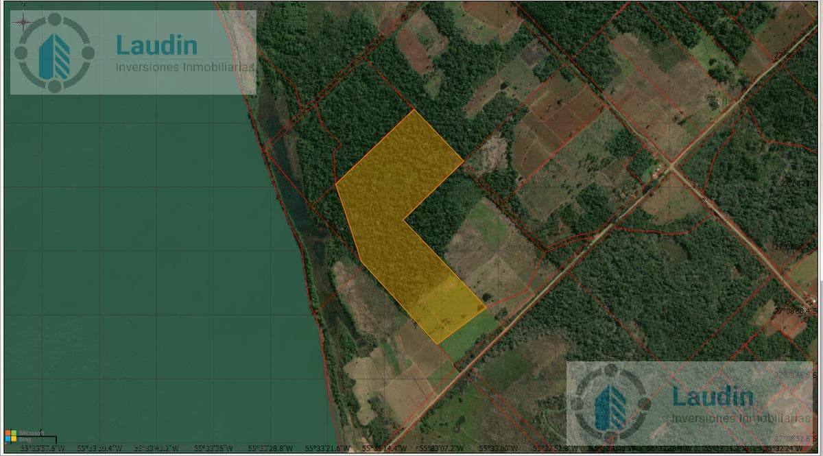 Se vende 19 hectareas frente al rio - Corpus - 1