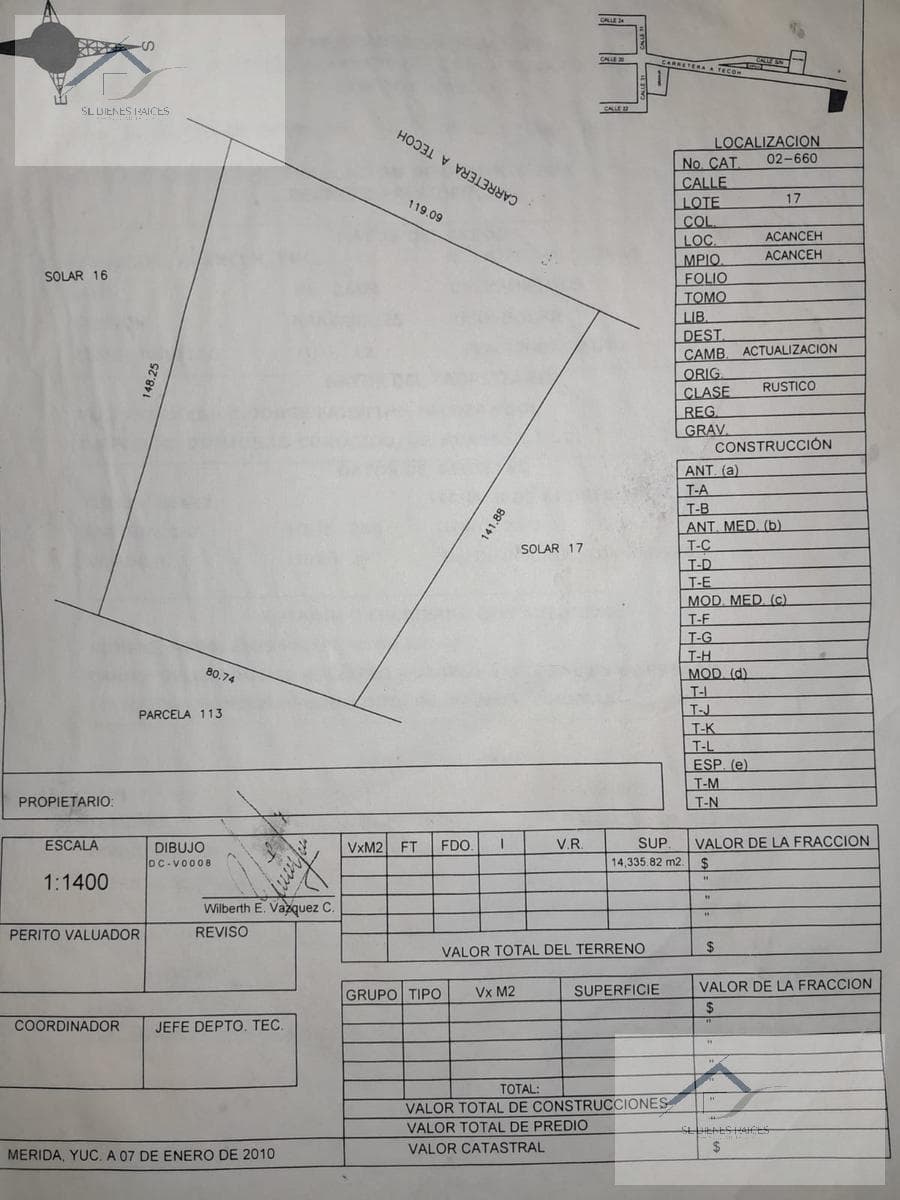 Terreno en Acanceh - 1