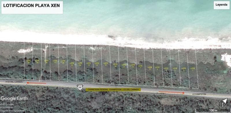 VENDO HERMOSO TERRENO EN CARRETERA CHAMPOTON- CD. DEL CARMEN - 1