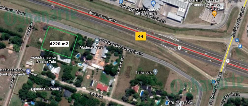 Terreno en ALQUILER sobre ACCESO OESTE - General Rodriguez - 1