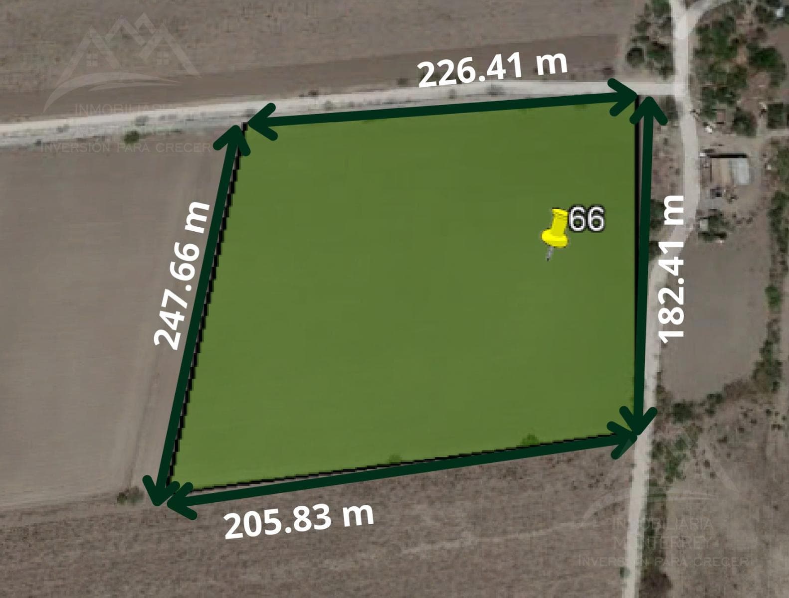 Terreno en venta de 4.58 hectáreas cerca a carretera Colombia Salinas Victoria Nuevo León - 1