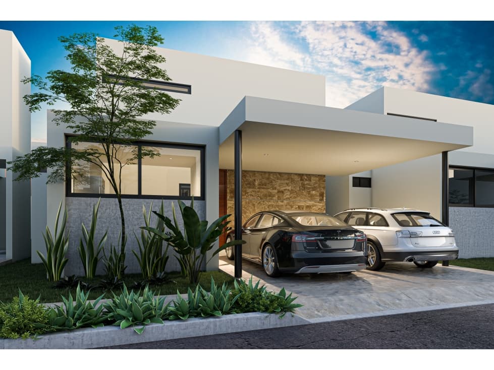 Conkal Casa Residencial De Una Planta en Venta en Privada Savara - 1