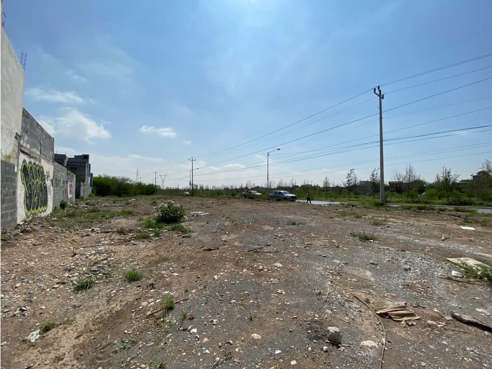 Terreno Comercial en Venta. Sobre Avenida, Escobedo, Nuevo León. - 1