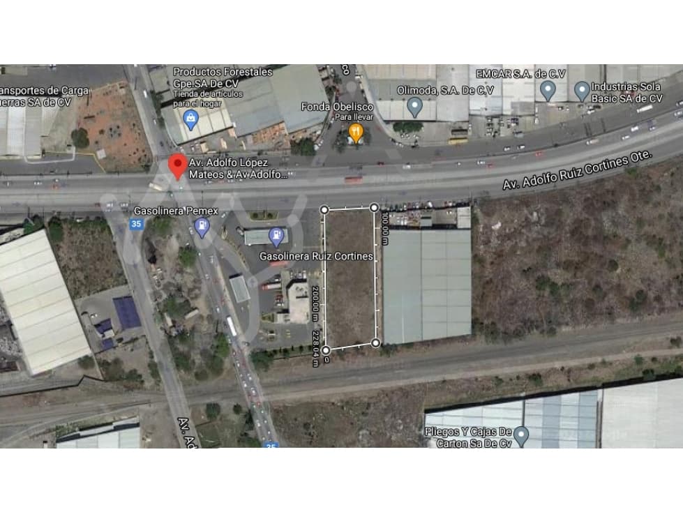 Excelente Terreno en Venta sobre Av. Ruiz Cortines - 1