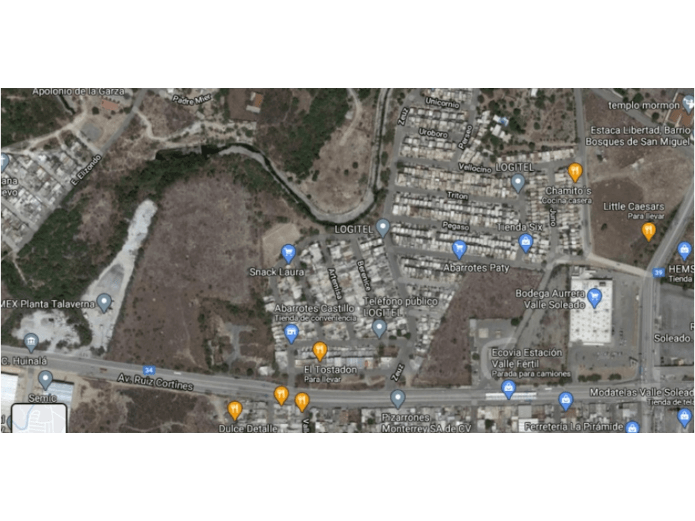 Terreno Comercial en Valle Soleado, Guadalupe - Av. Ruiz Cortines AEH - 1