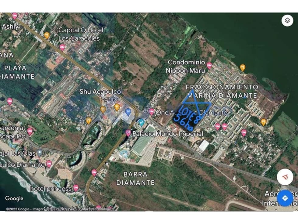 MAGNÍFICO TERRENO EN VENTA EN ZONA DIAMANTE, ACAPULCO, GUERRERO. - 1