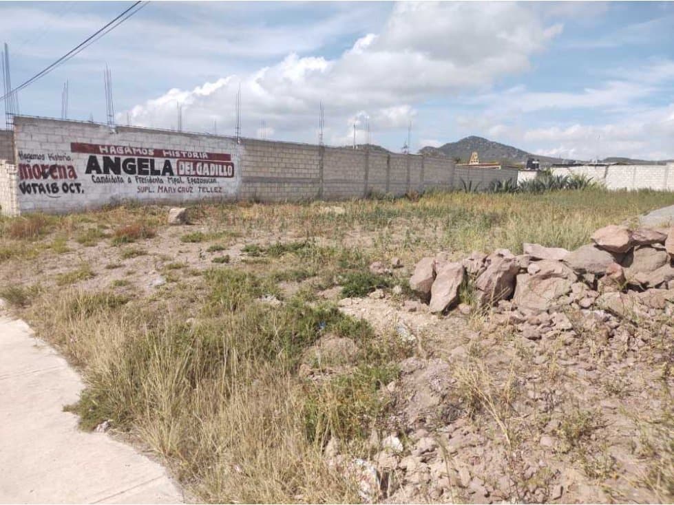 Lote de terreno sobre carretera en Epazoyucan - 1