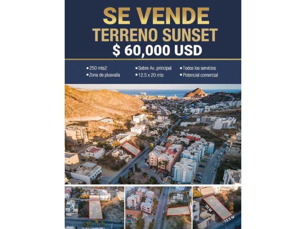 Terreno en venta en Los Cabos, Cabo San Lucas - 1