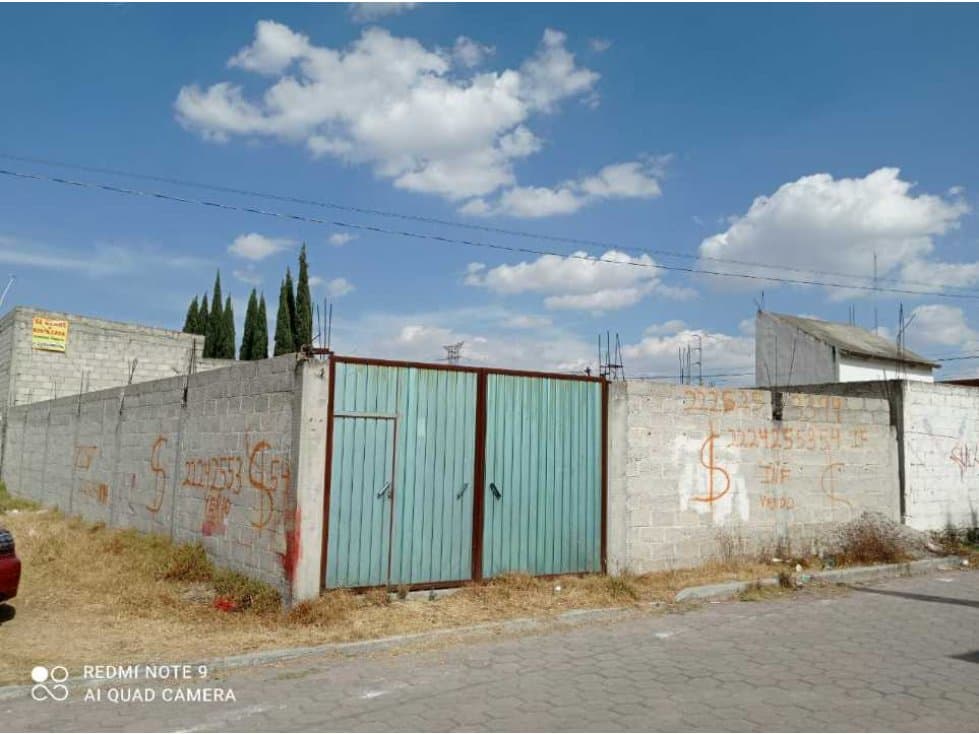 Venta de lote Calpulalpan Tlaxcala, Alfonso Espejel - 1