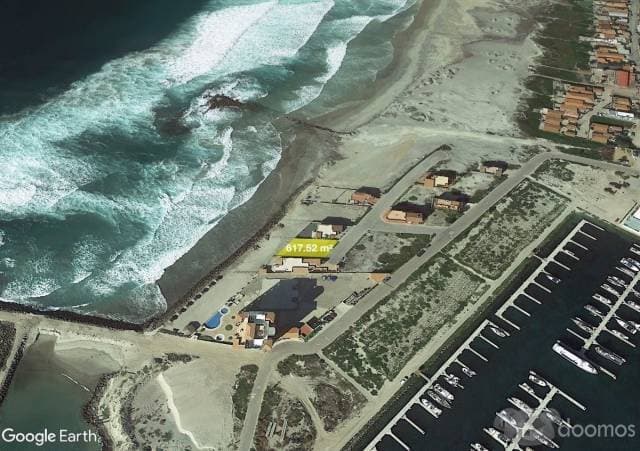 Venta de Terreno frente al mar, La Salina, Ensenada, 617m2 - 1