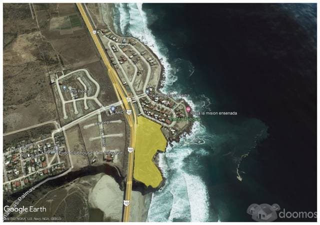 Venta de Terreno frente al mar, La Misión, Ensenada, 2.6HA - 1