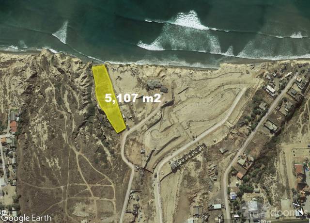Venta de Terreno en la costa, El Descanso, Rosarito, 5107m2