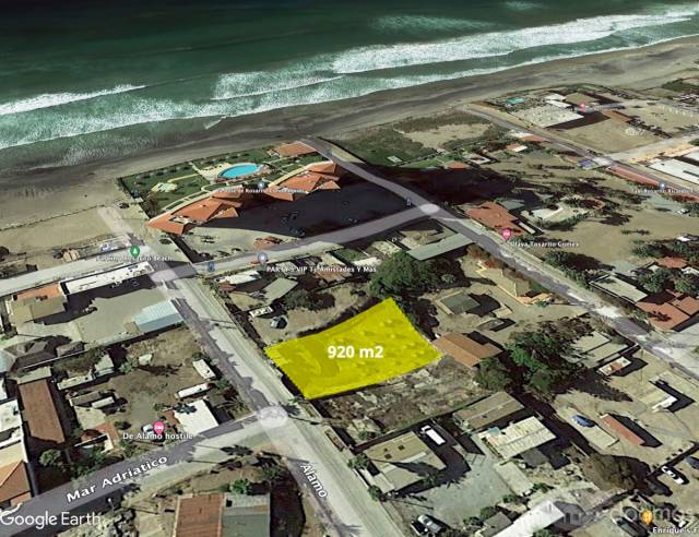Venta de Terreno frente al mar, Rosarito Centro, 920m2 — foto 2