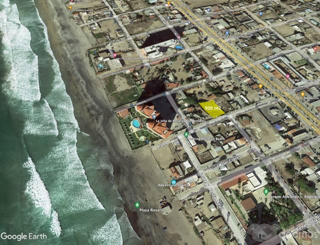 Venta de Terreno frente al mar, Rosarito Centro, 920m2 — foto 3