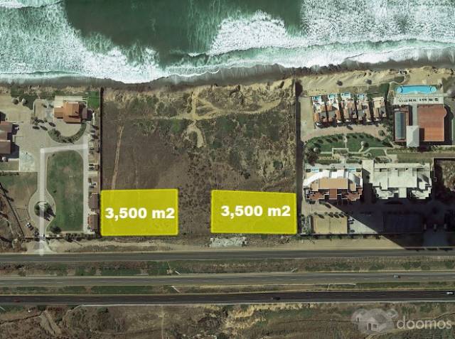 Venta de Terreno de 2 predios de 7,000m2, Primo Tapia, Rosarito.