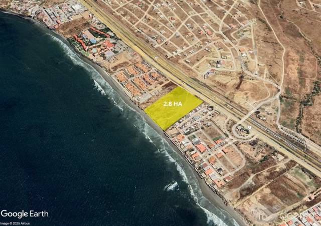 Terreno de 2.8HA en Venta ubicado en Primo Tapia frente al mar. — foto 2
