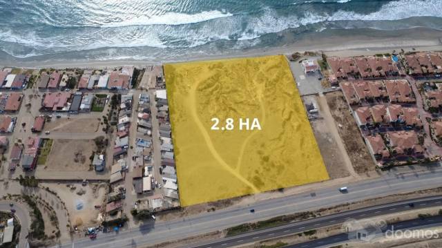 Terreno en Venta frente a la costa ubicado en Primo Tapia, Rosarito.