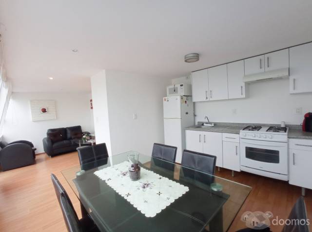 Departamento AMUEBLADO Con BALCON ANAHUAC ANZURES 2 Recamaras Alberca y Gimnasio $25,000.00 M.N.