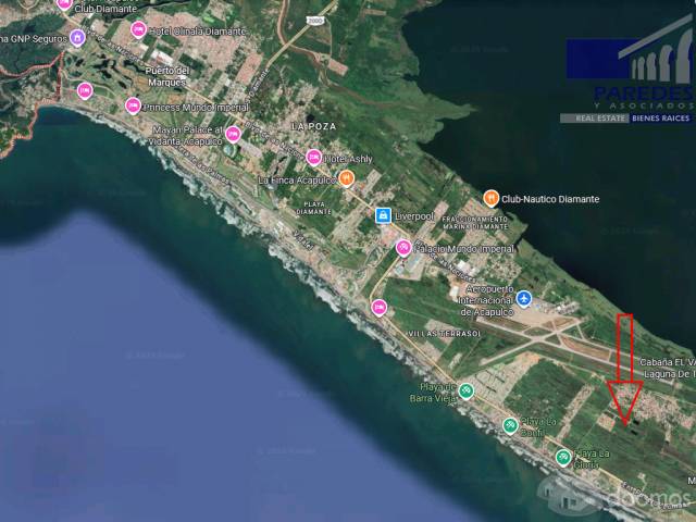 T549 14 hectareas en Venta en Acapulco Punta Diamante zona tres palos - 2