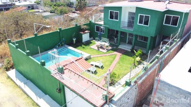 Casa con Alberca en Yautepec: 4 Rec, Jardín y Cocina Nueva. ¡A 90 min de CDMX!